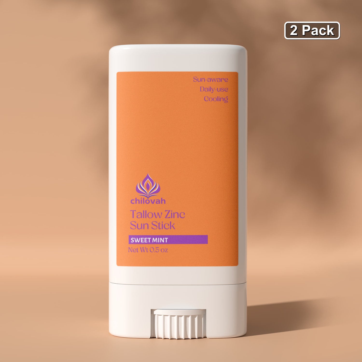 2 Pack Tallow Zinc Sun Stick